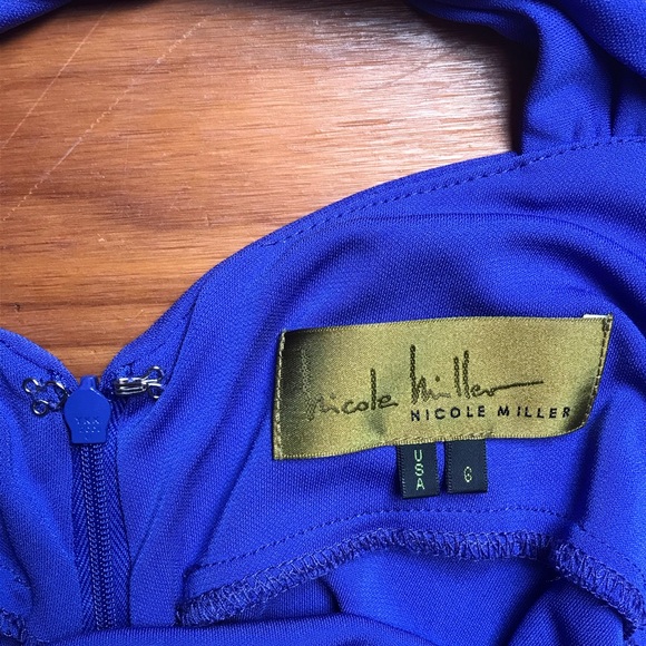 Nicole Miller Royal Blue Gown, NWT